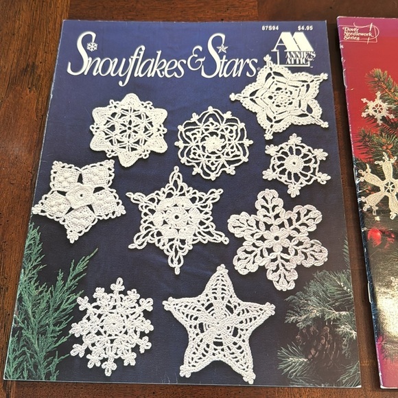 Dover Needlework Series Chrocketed Snowflakes Pattern Books Annie's Attic - Picture 3 of 7